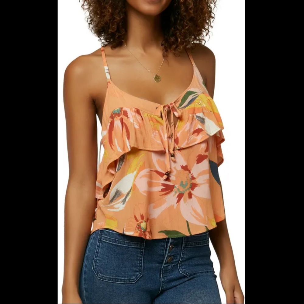 O’Neil Carlin Ruffle Tank size Medium